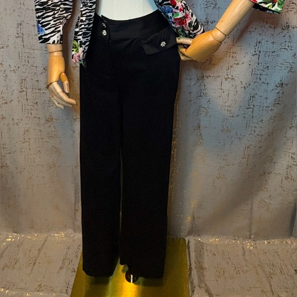 Floral Zebra Print Women's Blazer Pant Set - Picture 8 of 10